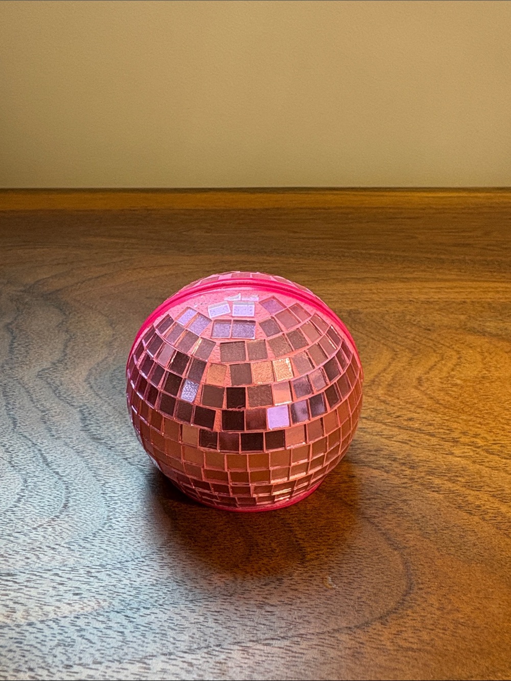 Urban outfitters pink disco ball Polaroid holder.